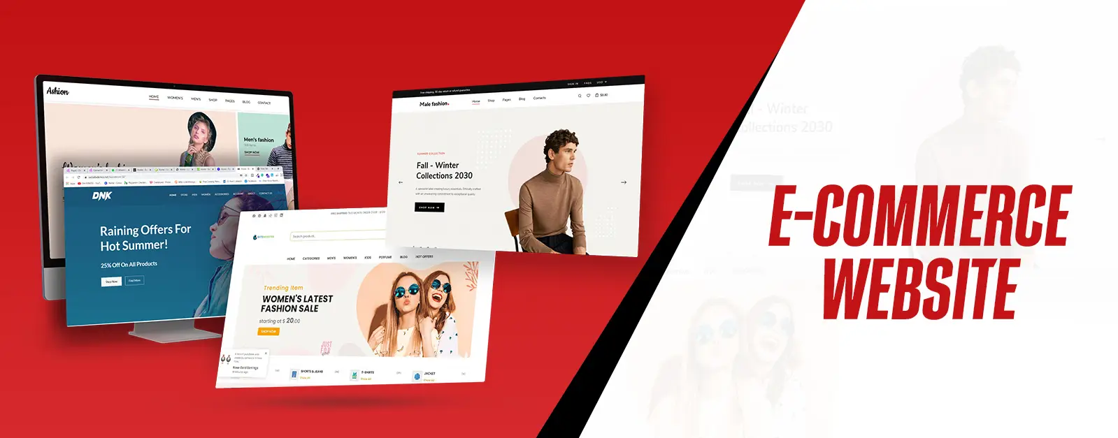 Fazetech E-Commerce website Banner