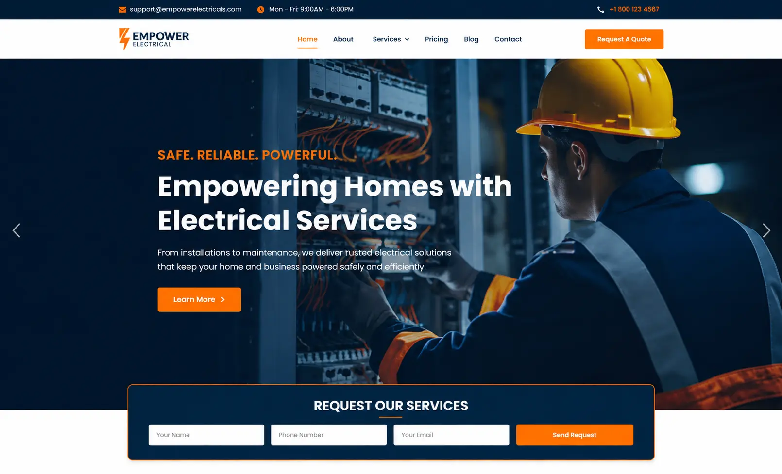 custom website